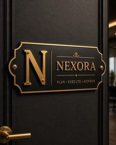 Letra N con tornillos, letra dorada del alfabeto para el hogar, oficina, hotel, placa con nombre, letrero de pared, letrero para puerta, decoración metálica resistente al óxido - Product Image 3