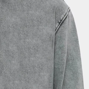 Sweats à capuche délavés à l'acide pour hommes – Vente en gros, dernières tendances, style vintage, service OEM, respirants - Product Image 5