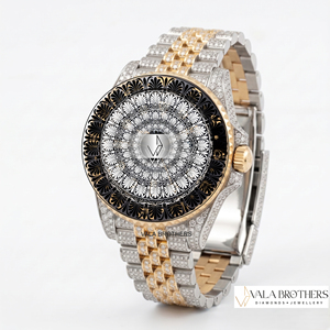 Luxury Cartoon Antique Iced Square <b>Case</b> Quartz <b>Watch</b> Stainless Steel Moissanite Diamond Analog 38mm Sapphire Crystal Chronograph - Product Image 2