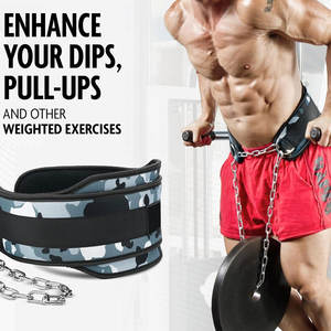 Cinturón Ajustable para Flexiones con Cadena de Acero Resistente, Soporte de Entrenamiento Personalizable para Dominadas y Flexiones - Product Image 6