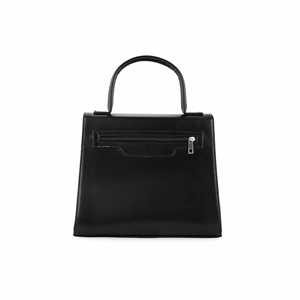 P55690กระเป๋าสะพายไหล่สีดำลำลองของผู้หญิง - Product Image 1