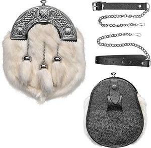 Proveedor de Accesorios Musicales para Hombres en Pakistán: Venta al por Mayor de Conjuntos Personalizados de Kilt y Sporran de Tartán Escocés de las Tierras Altas - Product Image 6