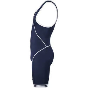Combinaison de lutte personnalisée pour adulte, haute élasticité, tenue de performance légère, respirante, tissu à séchage rapide, impression frontale pour l'entraînement - Product Image 6