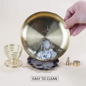 Soporte para varillas de incienso con recogedor de cenizas, soporte para Agarbatti, para varillas, espirales y conos, para decoración de Diwali, Puja y hogar - Product Image 3