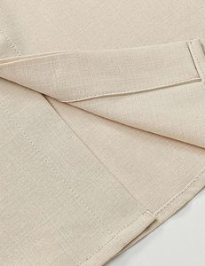 Chemise en coton et lin pour hommes, manches courtes, décontractée, pour l'été et la plage - Product Image 6