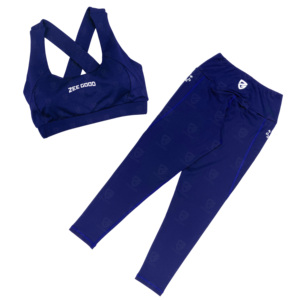 Ensemble de yoga unique pour femmes, 2 pièces, mode sportive, taille élastique, ensemble de yoga personnalisé en vente, ensemble de yoga fitness pour femmes - Product Image 1