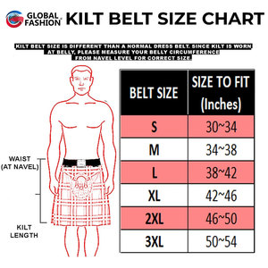 Ceintures de kilt traditionnelles écossaises en cuir 100% de haute qualité pour garçons, motif Thistle Black Belt, fournitures d'usine - Product Image 6