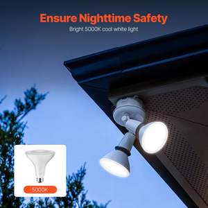 Lampadina esterna dimmerabile PAR38 Flood 6 Pack 1050 lumen LED temperatura colore 5000K per illuminazione esterna - Product Image 3