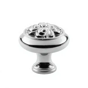 Fancy Round Stainless Steel Cabinet Knob for Furniture White & Black Matte Handle Drawer Door <b>Wardrobe</b> Furniture Handle Drawer - Product Image 4