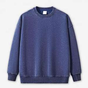 Sudadera de cuello alto para mujer al por mayor, sudadera extragrande de manga larga de algodón con forro polar para mujer - Product Image 2