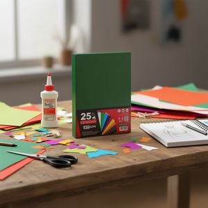 Carton vert foncé pour travaux manuels en papier - Product Image 3