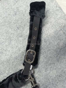 Direct Manufacturer Equestrian Horse Nylon 1inch Halter Soft Fleece Padding & 2mtr Horse Lead English Saddle <b>Halters</b> From India - Product Image 5