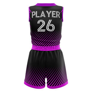Conjunto de Pantalones Cortos y Camiseta de Baloncesto Personalizados para Mujer, Ropa Deportiva de Alto Rendimiento, Secado Rápido, Absorción de Humedad, Venta al Por Mayor, Fabricante OEM - Product Image 5