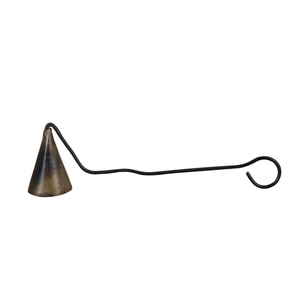 Antique Brass Metal <b>Candle</b> Snuffer With Curve Handle For Home Living Room Decor <b>Wick</b> Snuffer <b>Candle</b> Extinguisher On Sale - Product Image 1
