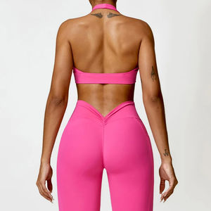 ชุดโยคะแบบรัดรูปโชว์หลังสวย แห้งเร็ว เอวสูง ชุดออกกำลังกายสำหรับผู้หญิง กระชับสัดส่วน - Product Image 3