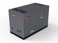 Compresor de Aire de Tornillo Industrial de Tipo Seco Sin Aceite VSD de 275KW, 7.5/8.6/10 Bar, Refrigeración por Agua, Silencioso, para Procesamiento de Alimentos