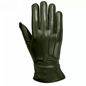 Gants de vélo en cuir faits main de qualité supérieure - Conception respirante sans doublure pour l'hiver, les activités de plein air, les voyages décontractés, élégants pour hommes et femmes - Product Image 1