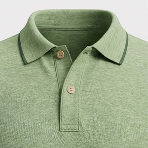 เสื้อโปโลผู้ชายคอตตอนพลัสไซส์แฟชั่นใหม่ ผ้าเจอร์ซีย์ แขนสั้น สีพื้น สไตล์สตรีท สำหรับฤดูร้อน รับสั่งทำสีได้ เสื้อผ้ากีฬา - Product Image 4