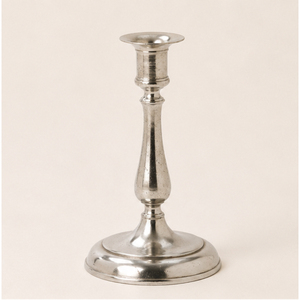 <b>Silver</b> Metal Candle Holder Modern Polished Aluminum Taper <b>Candlestick</b> for Wedding Table Centerpiece and Elegant Home Living Room - Product Image 5
