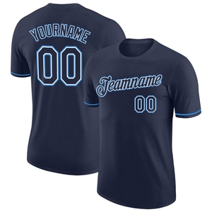 Vente en gros directe de la fabrication industrielle, vêtements personnalisés bleu marine-blanc, 100% polyester, séchage rapide, respirant, unisexe, toutes saisons - Product Image 1