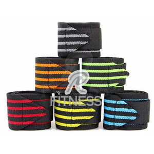 Sangles de soutien élastiques pour poignets avec logo personnalisé, pour la musculation, la gym, le powerlifting, l'entraînement - Product Image 6