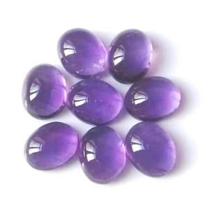 Ametyste violette naturelle, forme ovale, lisse, 4x6mm, pierre précieuse en améthyste en vrac pour la création de bijoux, améthyste naturelle, vente en gros - Product Image 2