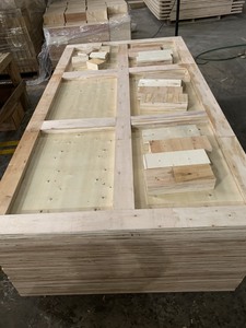 Caisse en bois LVL durable et recyclable pour le transport de marchandises, pliable, empilable, emboîtable, solide, pour le stockage logistique - Product Image 2