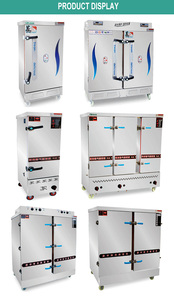 Macchina a vapore 12-60 vassoi commerciale elettrico riso cuociriso vendita calda professionale alberghi elettrici a Gas riso piroscafo