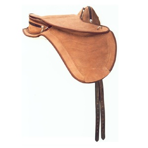 Selle d'équitation sans arceau en cuir de haute qualité, personnalisée, style western et anglais, pour l'équitation - Product Image 3