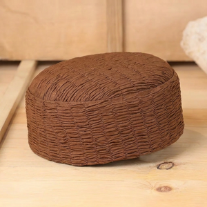 Gorro de oración musulmán de tela bordada personalizada al por mayor, estilo turco, gorro Kufi para hombres, Topi islámico para Namaz - Product Image 4