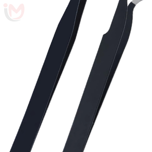 Pince à épiler professionnelle de haute qualité personnalisable en acier inoxydable, précision anti-magnétique, couleur arc-en-ciel, pointue, 10 mm - Product Image 2