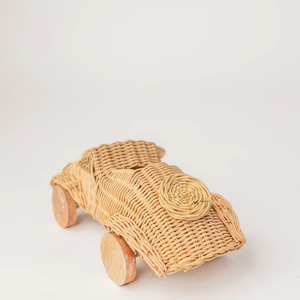 Juego de Coches de Juguete de Mimbre Moderno, Vehículo de Mimbre Hecho a Mano, Juguete Ecológico para Niños, Regalo para Bebés, Decoración para Cuarto de Niños o Guardería - Product Image 3
