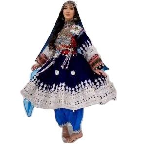 Nouveautés tribal à la mode afghan Kuchi robe dames manches longues guldoze tenue de soirée Maxi Afghani Kuchi robes élégantes - Product Image 3