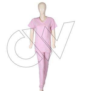 Low MOQ Customized Color Design Men's <b>Hospital</b> <b>Scrub</b> Sets Spandex Non Woven Fabric Custom Logo Summer - Product Image 2