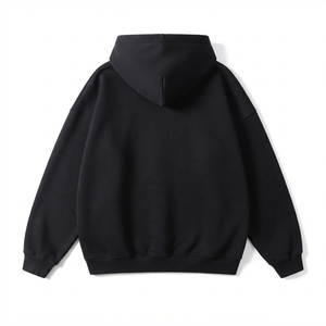 Sudadera con Capucha de Felpa 100% Algodón para Hombre, Estilo Holgado, Hombros Caídos, Talla Grande, Estilo Urbano Unisex, Calidad Superior 2026 - Product Image 4