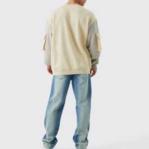 Sweat à capuche unisexe surdimensionné en coton épais 100% de haute qualité, imprimé sérigraphié personnalisé, effet délavé, style streetwear hiver - Product Image 6