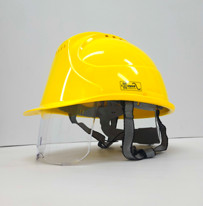 Casque industriel STH-3502A de Corée CE EN397 EN166 Certificat de type certifié Casquette de sécurité ventilée avec visière Casque de sécurité - Product Image 6