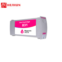 Heshun Cartouche d'encre compatible couleur de haute qualité CZ682A - CZ687A HP 831 pour HP Latex 310/315/330/335/360/365/370/375/560/570