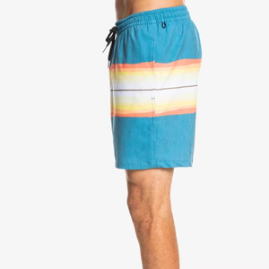 Trajes de Baño para Hombre, Marca Harry Johnson Production, con Cordón Ajustable, Rayas Azules, Secado Rápido, Tejido Informal, OEM ODM - Product Image 3