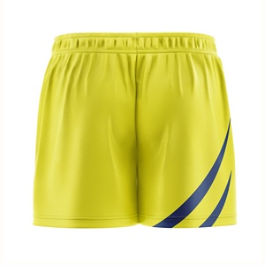 Ensemble de shorts de football en tissu durable avec taille élastique, couleur unie, pour sports de plein air, avec impression de logo personnalisé - Product Image 2