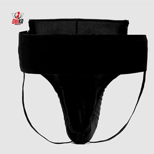 OMIKA INTERNATIONAL Protège-entrejambe de boxe professionnel unisexe - Protection en cuir résistant aux chocs pour MMA, mousse haute densité, logo personnalisé - Product Image 3
