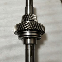 Arbre d'engrenage de transmission haute précision, forgé sur mesure en 42CrMo GCr15, traité thermiquement pour boîte de vitesses de machines de construction lourdes