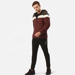 Veste d'hiver à capuche pour homme, nouvelle mode, personnalisée, élégante, rembourrée, à contraste, en duvet, chaude, épaisse, tailles M-XXL - Product Image 5