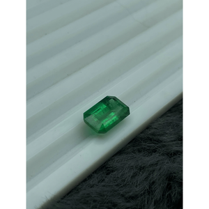 Esmeralda Zambiana Natural, Corte Octogonal, Verde, Gema Suelta de Alta Calidad para Anillo, Colgante, Joyería - Product Image 2