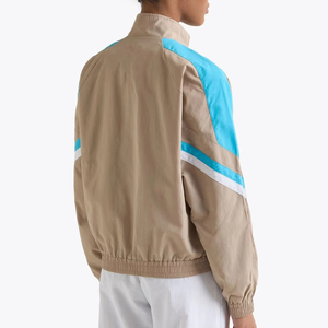 Wholesale Custom <b>Vintage</b> Colorblock <b>Windbreaker</b> Jacket Lightweight Waterproof Outdoor Sportswear Retro Casual Zip Up Coat - Product Image 3