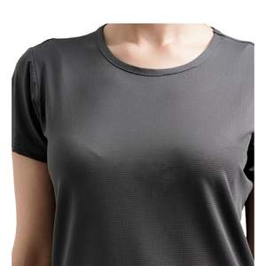 Camiseta Deportiva de Manga Corta para Mujer, de Secado Rápido, Cuello Redondo, Ligera, Transpirable, para Gimnasio, Fitness, Entrenamiento, Running, Ropa Deportiva Informal - Product Image 4