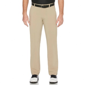 Pantalon cargo pour homme, décontracté, multi-poches, taille élastique, taille moyenne, grande taille, coupe droite, polyester/coton, vêtements d'extérieur, automne - Product Image 1