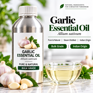 Huile d'ail naturelle, matière première, huile essentielle d'Allium sativum pour les cosmétiques, les soins personnels et les ingrédients industriels - Product Image 6