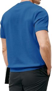 T-shirt homme uni marron à manches courtes Next Level Men en polyester/coton, fabriqué à partir de tissu pré-rétréci 65% polyester et 35% coton. - Product Image 6