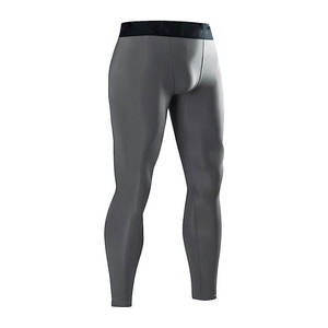 Nouveau design Legging homme coupe ajustée Collant de compression athlétique Léger Respirant Polyester/Coton pour l'entraînement cardio et la gym - Product Image 1